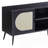 Black TV Stand With Metal Leg