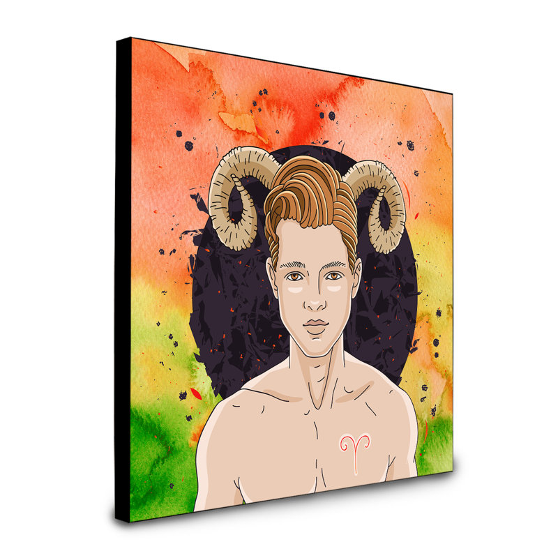 « aries zodiac », art encadré Sondrio