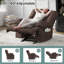 Fauteuil inclinable à bascule surdimensionné pour adultes de salon