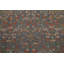 Tapis bleu clair / orange en laine Ziegler