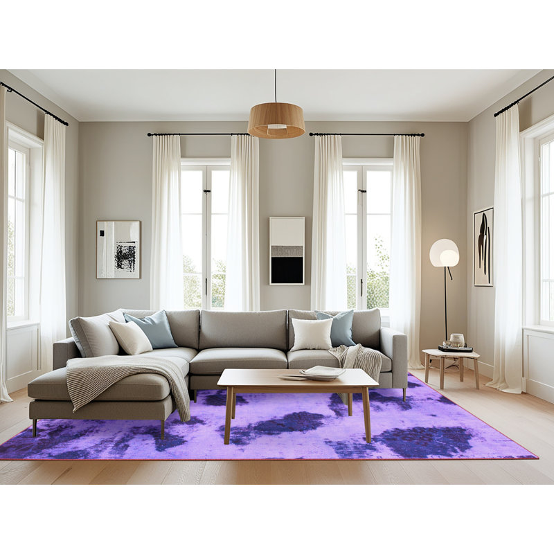 Tapis mauve Delfa, Rectangle 8 pi x 12 pi