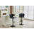 Ergonomic Adjustable Swivel Bar Stool With High-Back Support