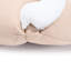 Balancelle suspendue en fer avec coussin beige - Mobilier d'extérieur pour deux personnes