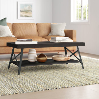 Laguna Solid Wood Coffee Table with Storage by Sand & Stable
