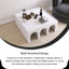 Multifunctional 4-Tier Book Shelf And Coffee Table-1116689042