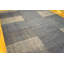 Flatweave Wool Geometric Area Rug in Gray