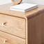 Fjord 19.7"H Low & Narrow Solid Oak Nightstand-1790482903-1793356664