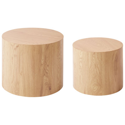 MANTI MDF Pedestal Table Set 