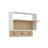 Bigler Center, Modern Wall Shelf with Hooks, Stylish Entryway or Living Room
