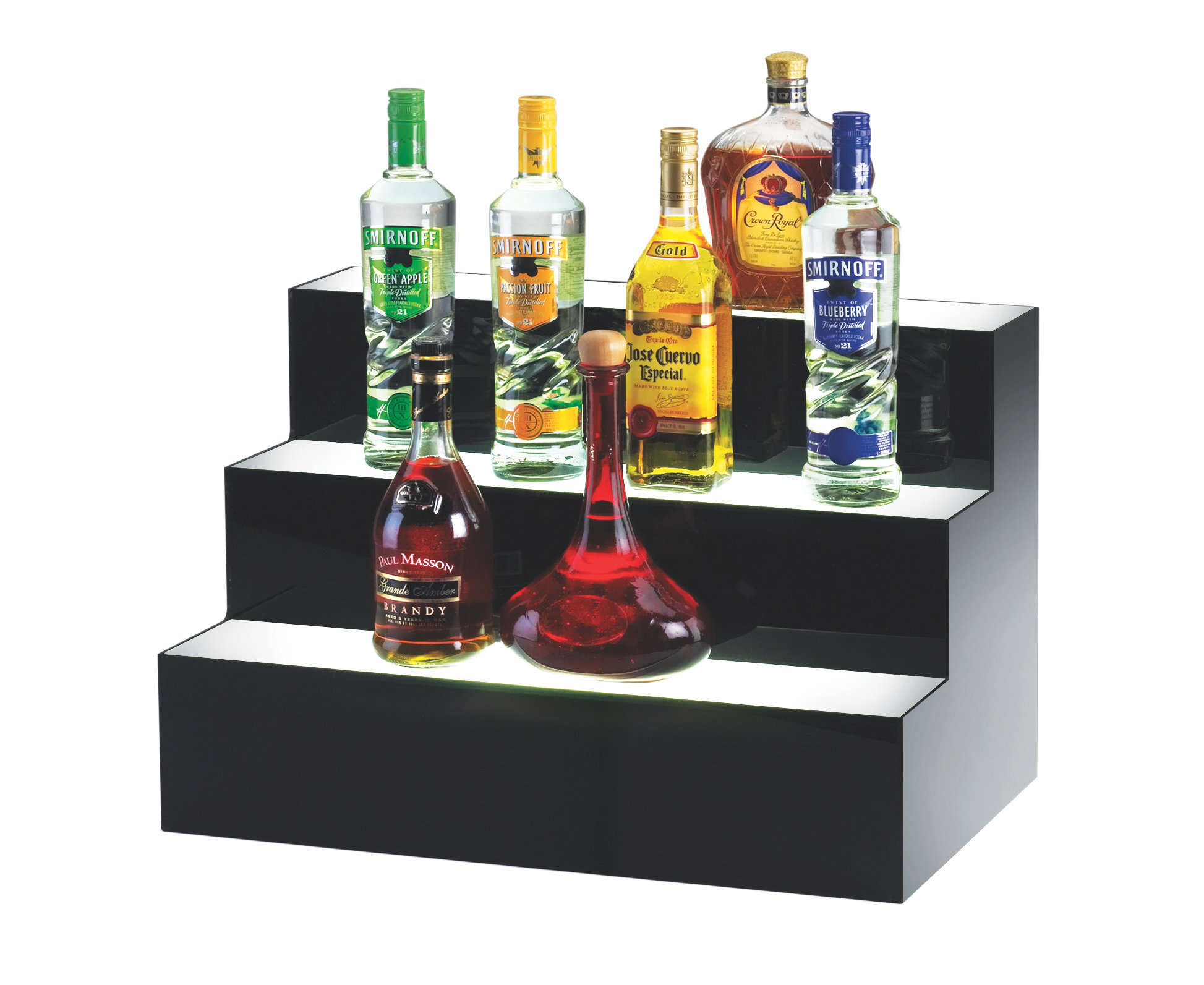 Bootle Display Cal-Mil Under Lit Bottle Display | Wayfair