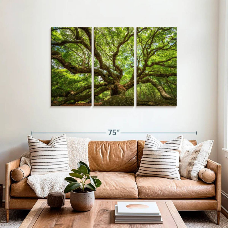 Harnek Oak Tree In South Carolina, 36" H x 57" W