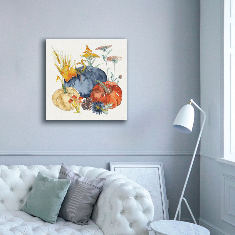 Toile épique Graffiti «Fall Flair 3» par Anne Tavoletti, 18 po x 18 po, H 37 po x l 37 po x P 1,5 po