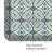 Designer Comfort Anti‑Fatigue Kitchen Comfort Mat – Atlas Medallion Blue-124784773-124784776