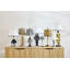 Courtly Check LED Rechargeable Cafe Table Lamp