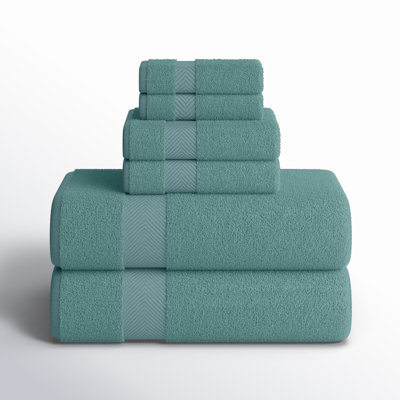 Hamachi 6-Piece Cotton Towel Set