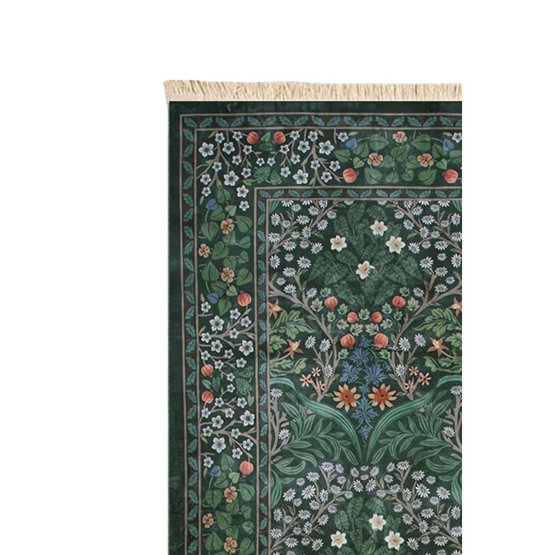 Tapis botanique Midnight Orchard, Vert foncé