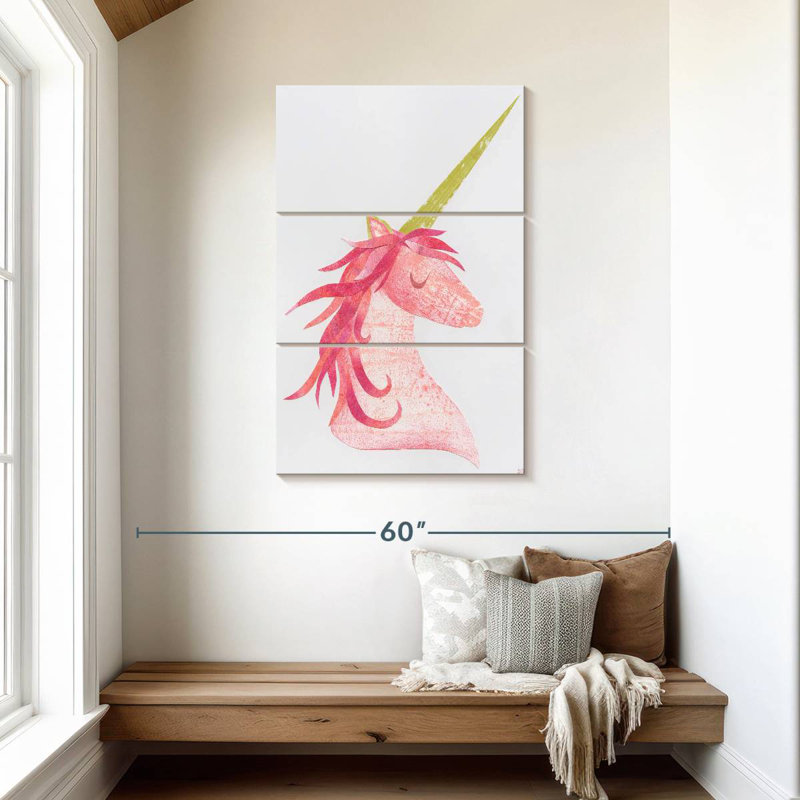 Ashelle licorne magique I, H 45 po x l 28 po