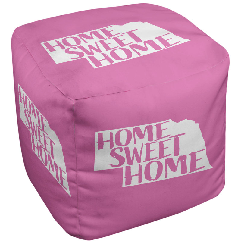 Repose-pieds à cubes nebraska the home, Rose