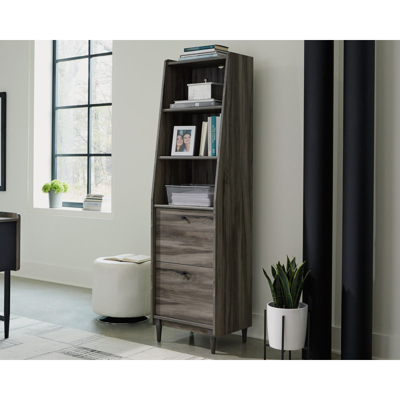 Jino Storage Bookcase, Gray