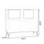Buffet en bois manufacturé noir-570109986