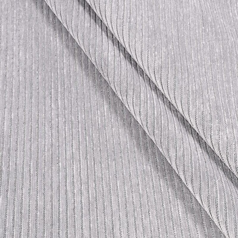 Tapis gris moderne lavable à la machine, Rectangle de 2 pi 7 po x 5 pi