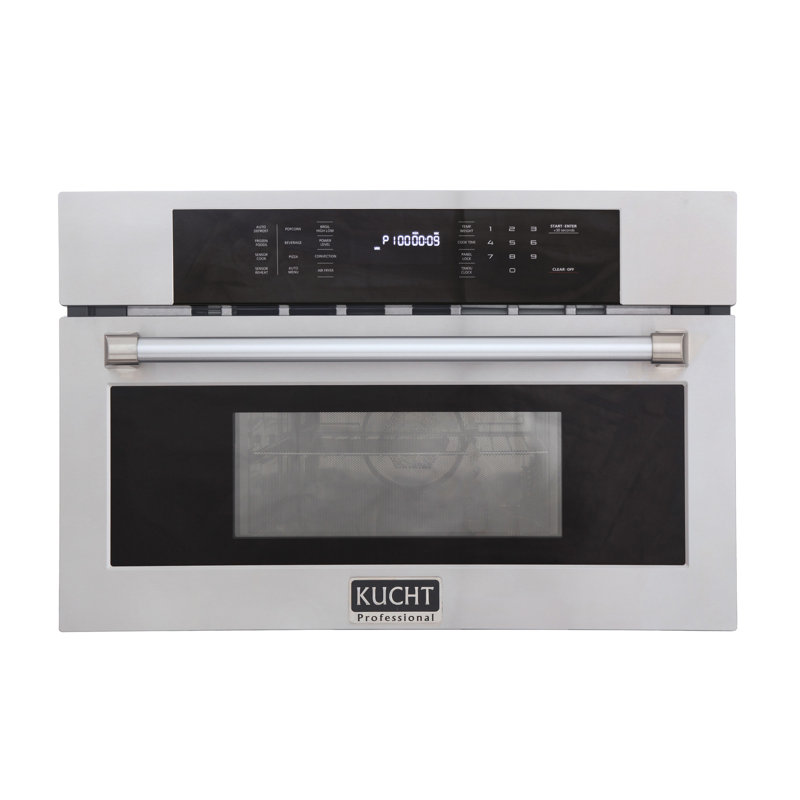 KUCHT 30 in 1.6 Cu. Ft. Stainless Steel Air Fryer and Convection Built In Microwave