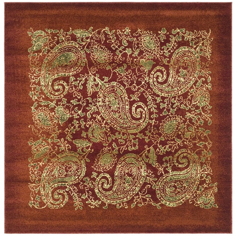 Klose Performance Paisley Rug, Square 6'
