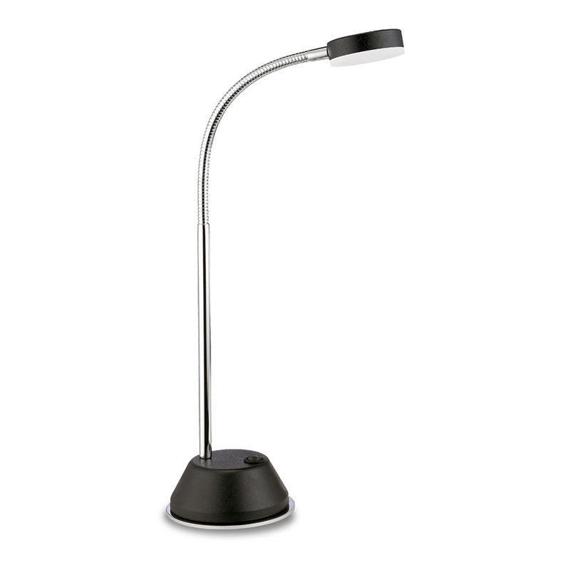 Elijah Adjustable Metal Desk Lamp, Matt Black