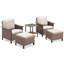 Ensemble de conversation pour terrasse avec accoudoirs Coady-926681723-926681716