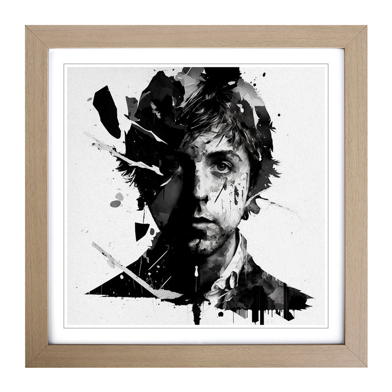 Paul McCartney Conceptual Art - Framed Print, Oak