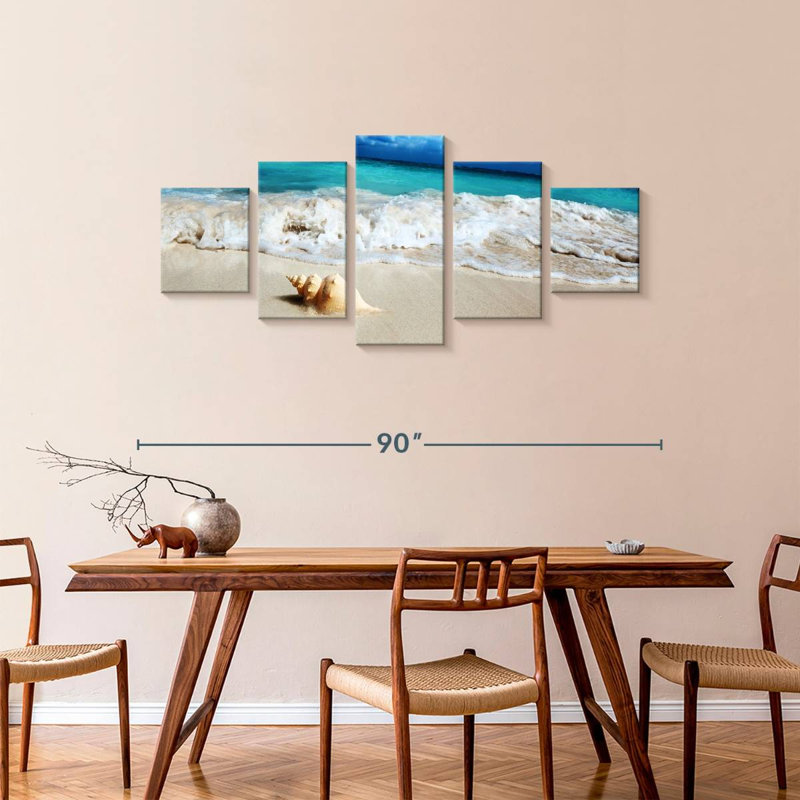 Seashell On The Shore, 36" H x 80" W
