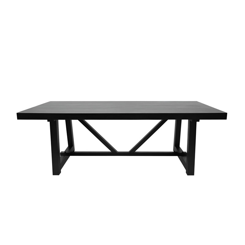 Table de salle à manger Granita, Black