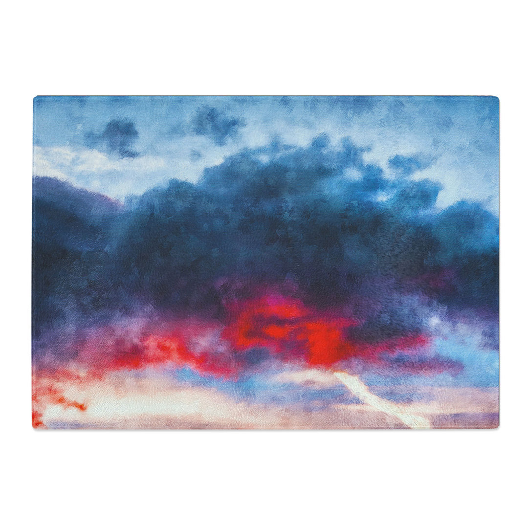 Tempered Glass the Mood of the Sky Chopping Board