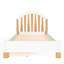 Lit plateforme simple avec tiroir de rangement, cadre de lit simple en bois avec tête de lit ronde, aucun sommier nécessaire-133665290-133665291