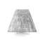 Zearing Solid Wood Top Metal Base Dining Table