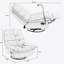 Fauteuil inclinable ivoire, fauteuil inclinable inclinable, support pour téléphone portable, fauteuil de lecture large et confortable, fauteuil à bascule pivotant, velours estampé doré-54933355
