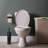 Blue Donuts Metal Toilet Brush And Holder-58917501