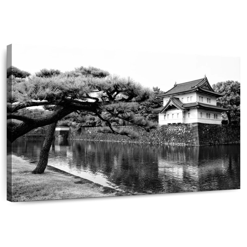 Japanese Imperial Palace, 30" H x 45" W