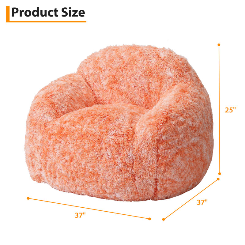 1 Seater Sofa, Orange