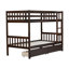 Lit superposé simple en bois d'hévéa avec tiroirs, convertible en 2 lits simples, échelle et garde-corps, espresso-1523569644-1532694787