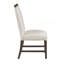 Table de salle à manger moderne avec finition brun et table d'appoint extensible avec chaises d'appoint beige-357726128