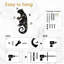 Lézard animal moderne abstrait sculpture murale décorations murales salon-94207887-94207888