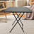 Foldable Dinner Table Square Solid MDF 4 Persons Home office Study Computer Desk Home Improvement