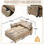 Coussin pratique en velours côtelé avec rembourrage en mousse et housse de chaise longue relaxante