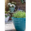 Norval Lightweight Recycled Plastic Garden Pot Planter Vale Planter with In-Built Saucer - L40 x W40 x H30 cm-337425726