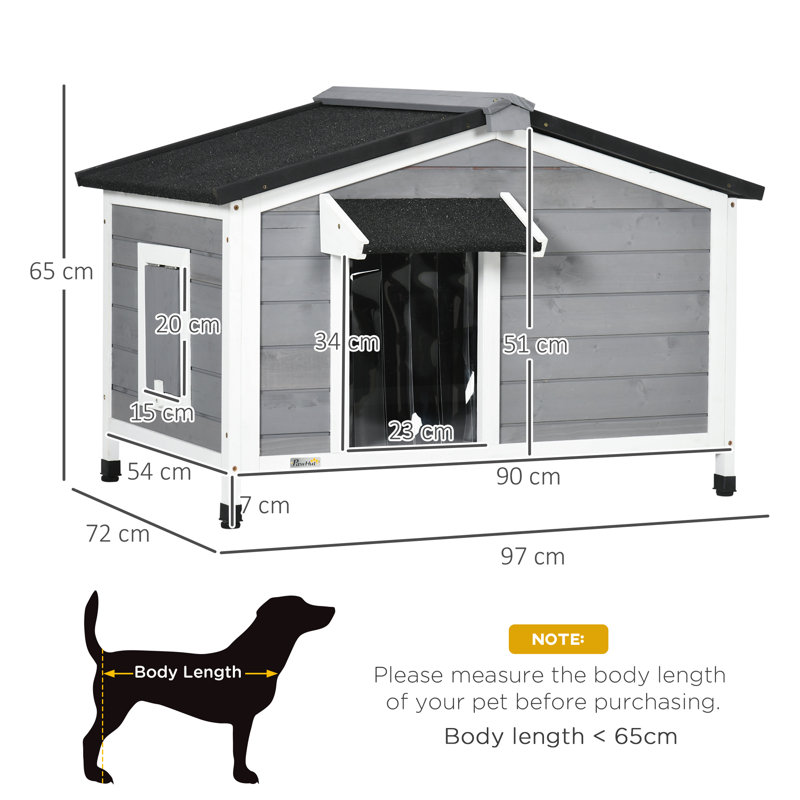 Solid Wood Dog House