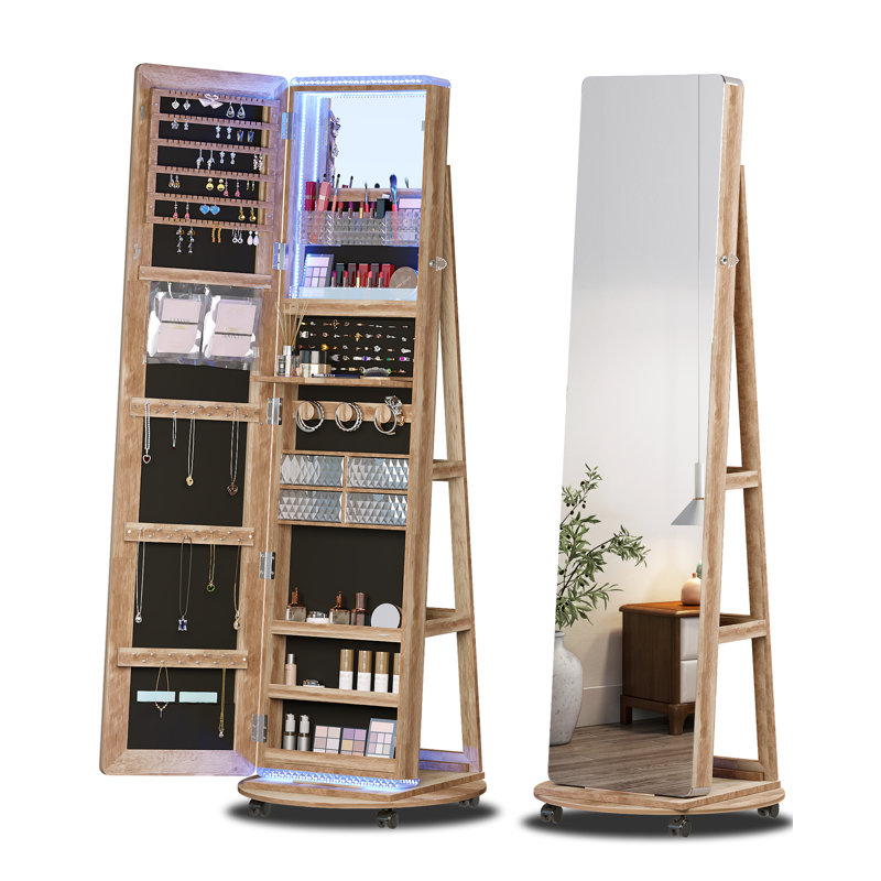 Armoire à bijoux 21,65 de large, Natural
