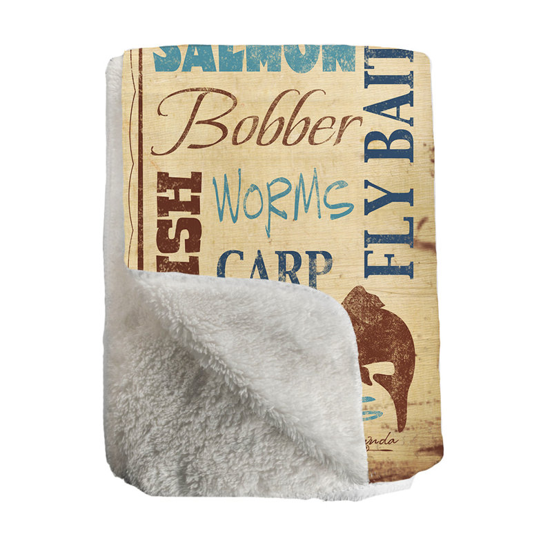 Welcome To The Lake Standard Throw Blanket