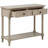 Traditional Design Console Table with Two Drawers and Bottom Shelf-1367724305