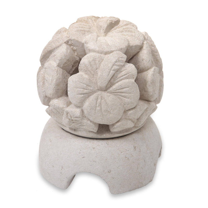 3.5'' H Stone Tabletop Tealight Holder